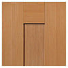 Four Sliding Doors and Frame Kit - Axis Oak Shaker Door - Prefinished