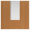 Axis Double Evokit Pocket Door Detail - Clear Glass