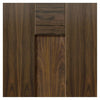 Axis Shaker Walnut Double Evokit Pocket Door Detail Panelled - Prefinished