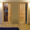 Kensington Oak Panel Unico Evo Pocket Doors - Prefinished
