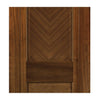 Kensington Walnut Prefinished Fire Door - 2 Panels - 1/2 Hour Fire Rated