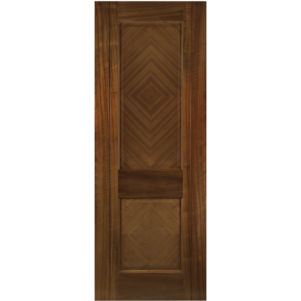 Kensington Prefinished Walnut Door - 2 Panels