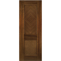 Kensington Walnut Prefinished Door Pair - 2 Panels