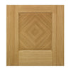 Kensington Oak Panel Absolute Evokit Double Pocket Door Detail - Prefinished