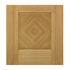 Kensington Oak Panel Single Evokit Pocket Door Detail - Prefinished