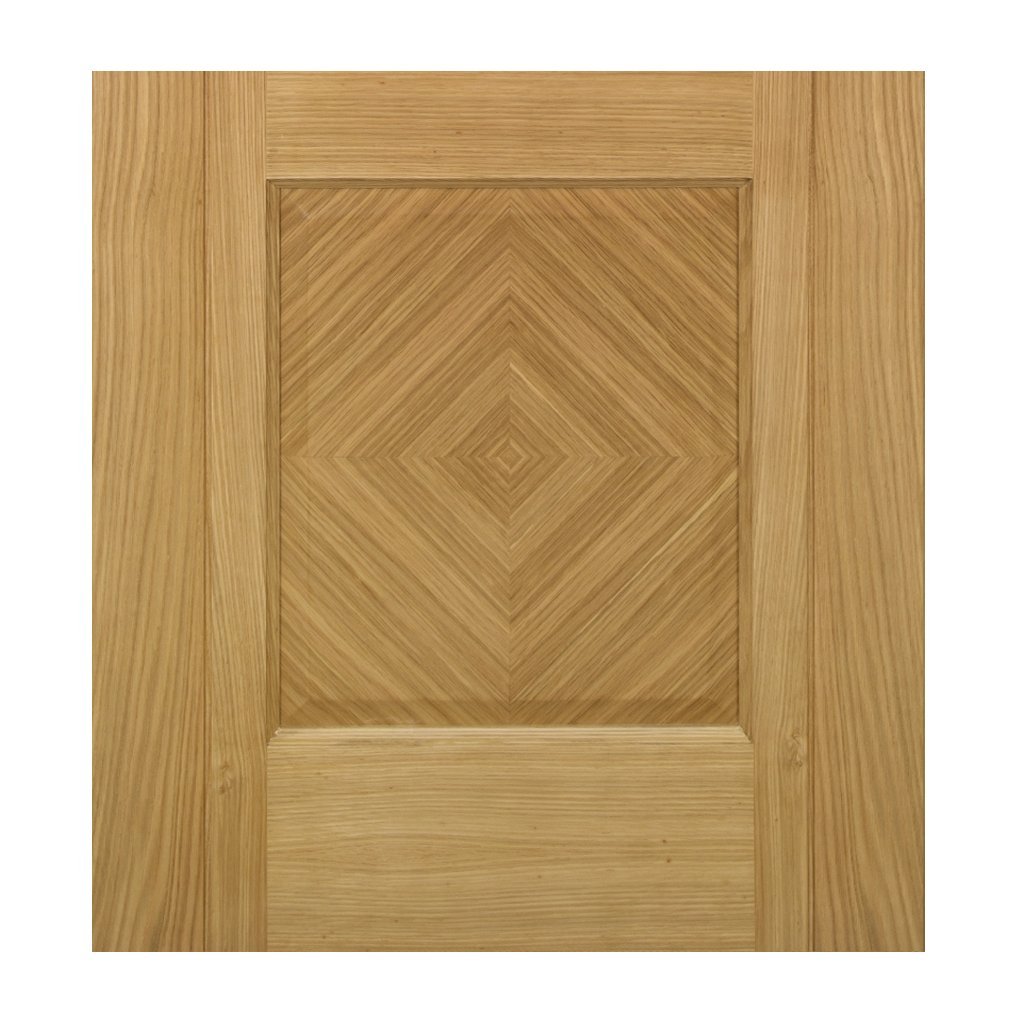 Kensington Oak Panel Single Evokit Pocket Door Detail - Prefinished