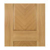 Kensington Oak Panel Door Pair - Prefinished