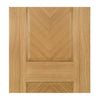 Kensington Oak Panel Fire Door - 1/2 Hour Fire Rated - Prefinished