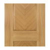 Kensington Oak Panel Single Evokit Pocket Door Detail - Prefinished