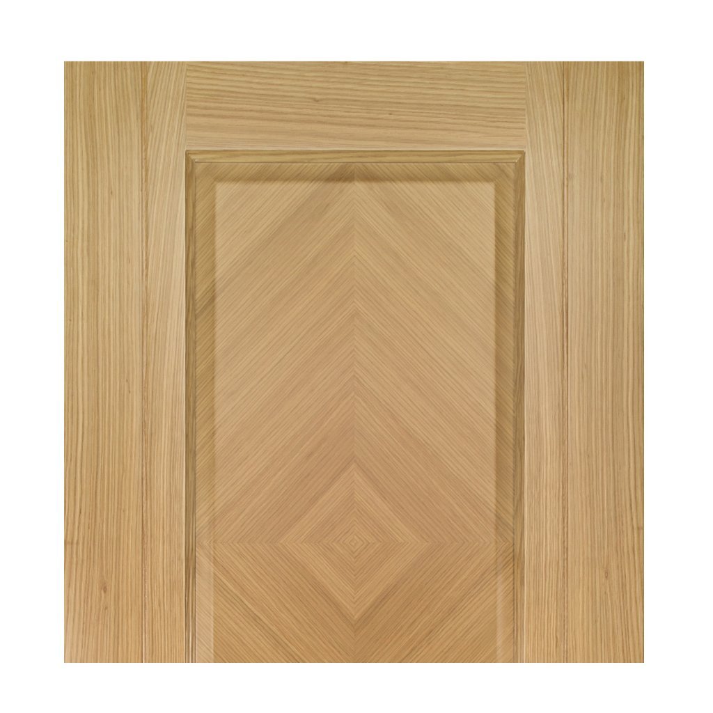Kensington Oak Panel Absolute Evokit Single Pocket Door Detail - Prefinished