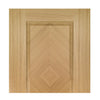 Kensington Oak Panel Fire Door - 1/2 Hour Fire Rated - Prefinished