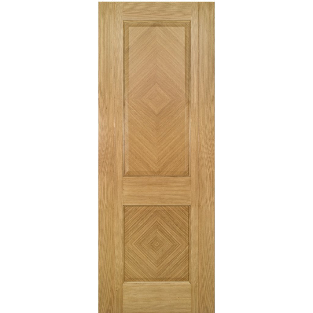 Kensington Oak Panel Door Pair - Prefinished