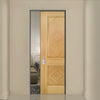 Kensington Oak Panel Absolute Evokit Single Pocket Door - Prefinished