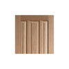 Kilburn 3 Panel Oak Veneer Staffetta Quad Telescopic Pocket Doors