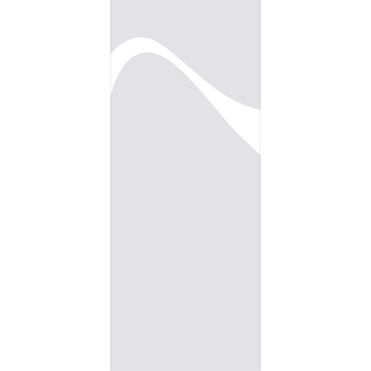 Single Glass Sliding Door - Kingston 8mm Clear Glass - Obscure Printed Design - Planeo 60 Pro Kit