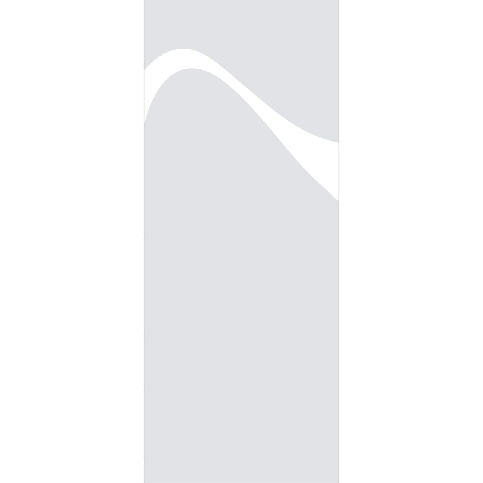 Single Glass Sliding Door - Kingston 8mm Clear Glass - Obscure Printed Design - Planeo 60 Pro Kit