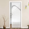 Kingston 8mm Obscure Glass - Obscure Printed Design - Single Evokit Glass Pocket Door