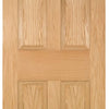Four Folding Doors & Frame Kit - Kingston oak 3+1 - Unfinished