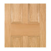 Kingston oak Evokit Pocket Fire Door Detail - 1/2 Hour Fire Rated - Unfinished
