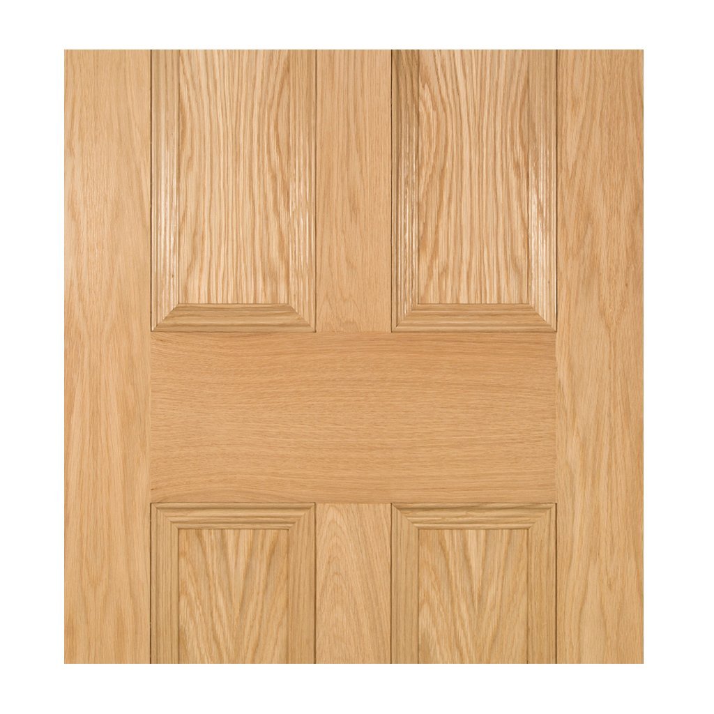 Kingston oak Evokit Pocket Fire Door Detail - 1/2 Hour Fire Rated - Unfinished