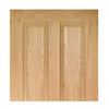 Kingston oak Evokit Pocket Fire Door Detail - 1/2 Hour Fire Rated - Unfinished