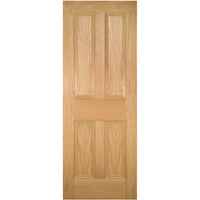 Kingston oak Fire Door - 1/2 Hour Fire Rated - Unfinished