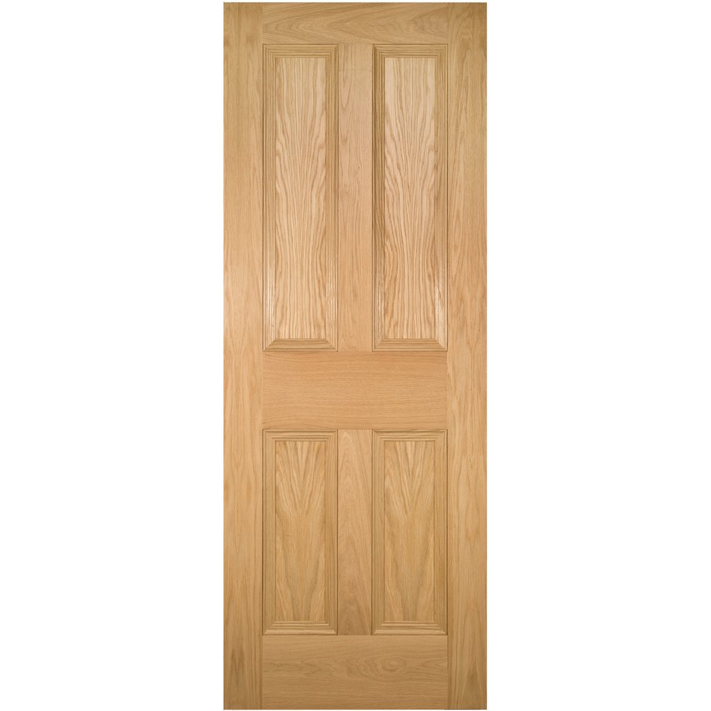 Kingston oak Evokit Pocket Fire Door Detail - 1/2 Hour Fire Rated - Unfinished