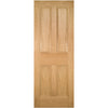 Kingston oak Evokit Pocket Fire Door Detail - 1/2 Hour Fire Rated - Unfinished