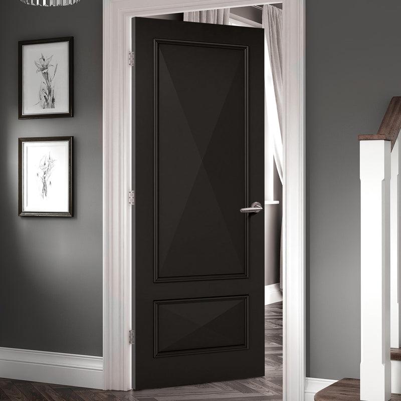 Black colour interior door from LPD Joinery