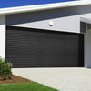 Gliderol Electric Insulated Roller Garage Door from 4291 to 4710mm Wide - Laminated Woodgrain Black