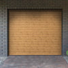Gliderol Electric Insulated Roller Garage Door from 1900 to 1994mm Wide - Laminated Irish Oak