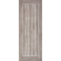 Laminate Mexicano Light Grey Fire Door - 1/2 Hour Fire Rated - Prefinished