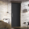 Laminate Montreal Black Internal Door - Prefinished