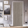 Laminate Montreal Light Grey Internal Door - Prefinished