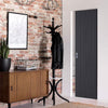 Laminate Montreal Black Absolute Evokit Single Pocket Door - Prefinished