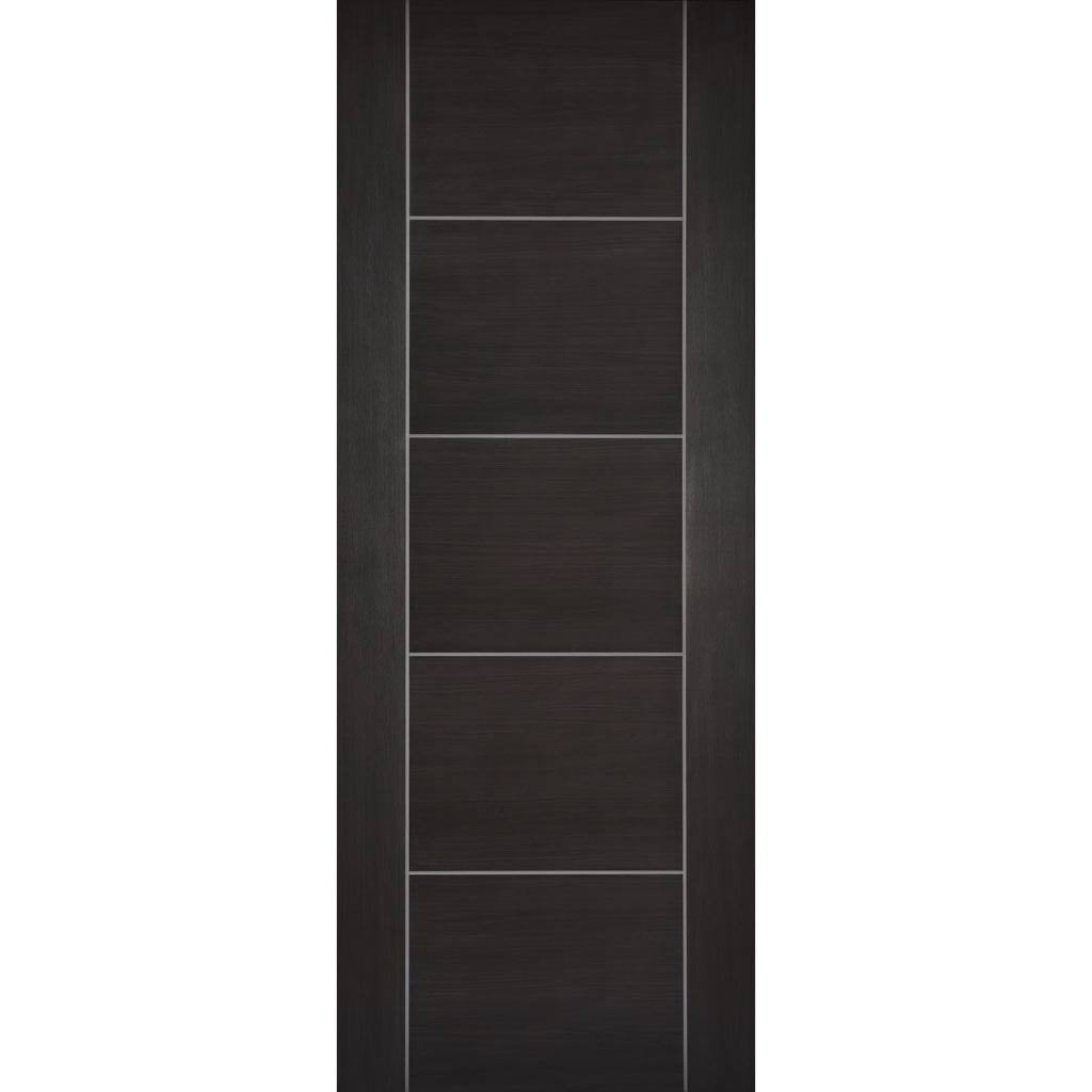 Laminate Vancouver Dark Grey Door Pair - Prefinished