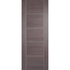 Laminate Vancouver Medium Grey Door Pair - Prefinished