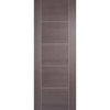 Laminate Vancouver Medium Grey Single Evokit Pocket Door - Prefinished