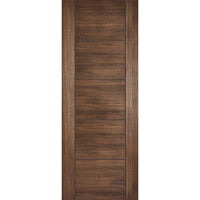 LPD Joinery Laminate Vancouver Walnut Fire Door Pair - 1/2 Hour Fire Rated - Prefinished