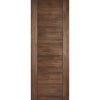 Laminate Vancouver Walnut Single Evokit Pocket Door - Prefinished