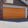 Gliderol Electric Insulated Roller Garage Door from 4711 to 5320mm Wide - Laminated Golden Oak