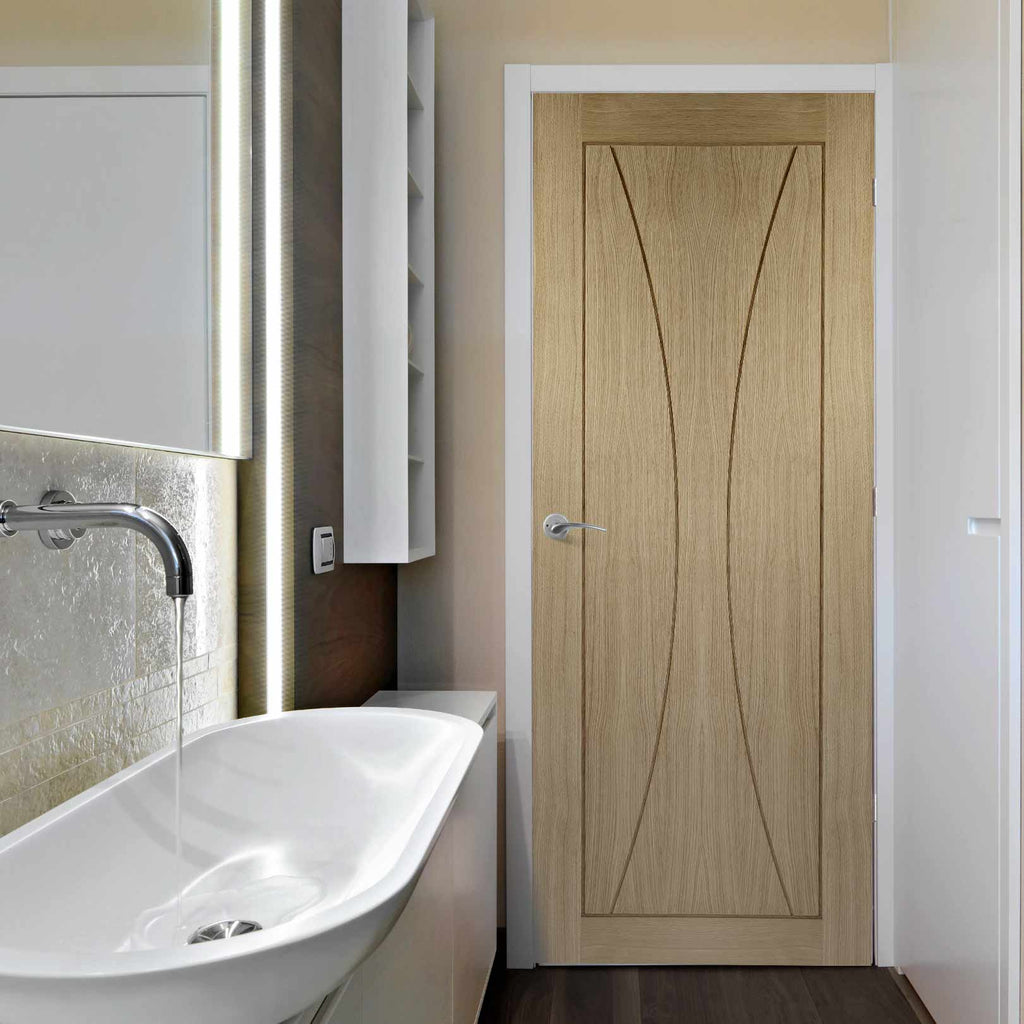 Designer varnished interior door in five colour options