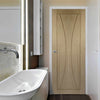 Designer varnished interior door in five colour options