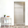 Lauder 8mm Clear Glass - Obscure Printed Design - Single Absolute Pocket Door