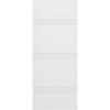 Lauder 8mm Obscure Glass - Clear Printed Design - Single Evokit Glass Pocket Door