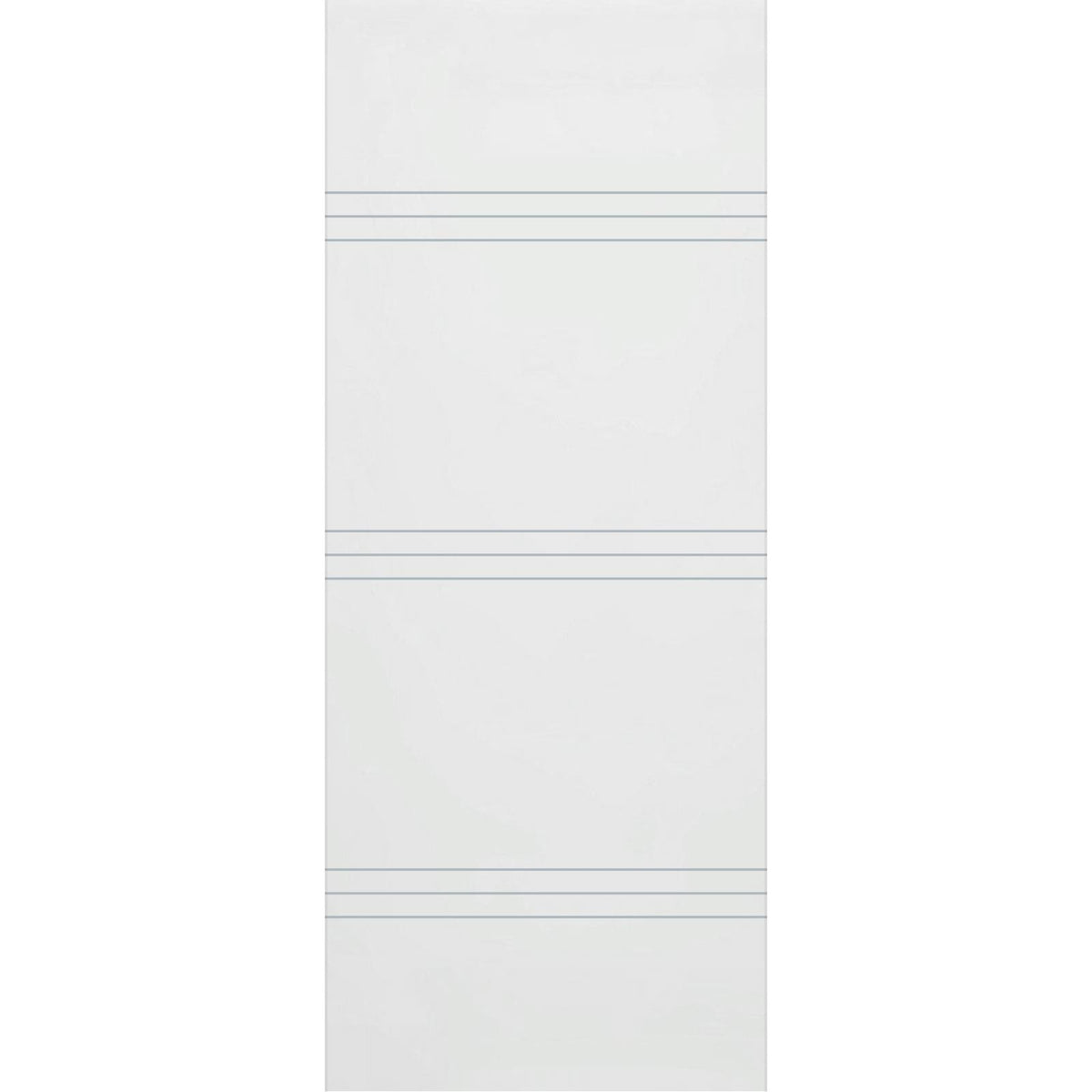 Lauder 8mm Obscure Glass - Clear Printed Design - Griffwerk R8 Style Sliding Glass Door Kit