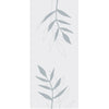 Leaf Print 8mm Obscure Glass - Clear Printed Design - Single Evokit Glass Pocket Door
