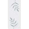 Leaf Print 8mm Obscure Glass - Clear Printed Design - Single Absolute Pocket Door