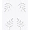 Double Glass Sliding Door - Leaf Print 8mm Obscure Glass - Obscure Printed Design with Elegant Track