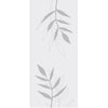 Single Glass Sliding Door - Leaf Print 8mm Obscure Glass - Obscure Printed Design with Elegant Track